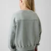 Sudadera infantil Vintagesoft con cuello redondo y corte en cuña