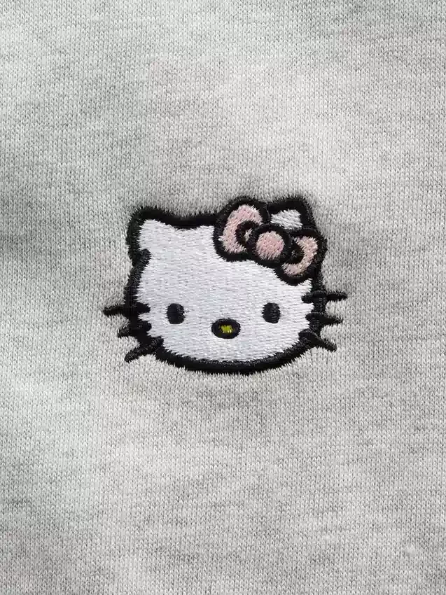 Sudadera infantil Vintagesoft con cuello redondo y corte en cuña