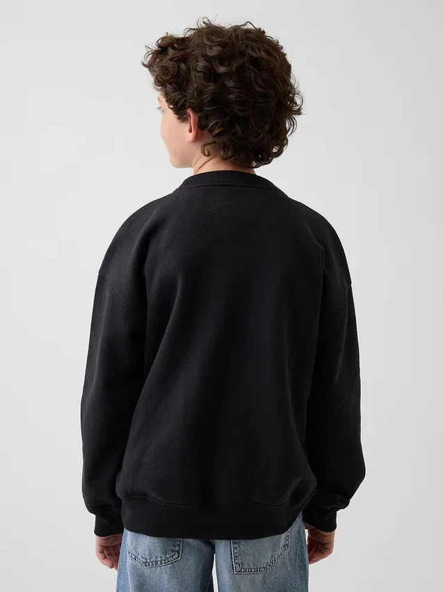 Sudadera infantil Vintagesoft con logo y corte holgado