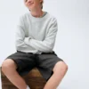 Sudadera infantil Vintagesoft con logo y corte holgado