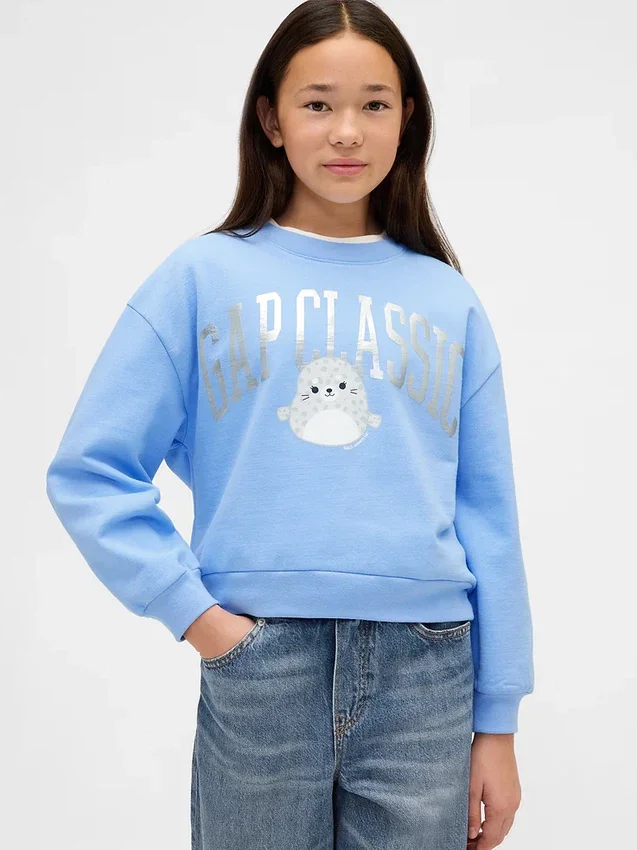 Sudadera infantil Vintagesoft con logotipo de Squishmallow