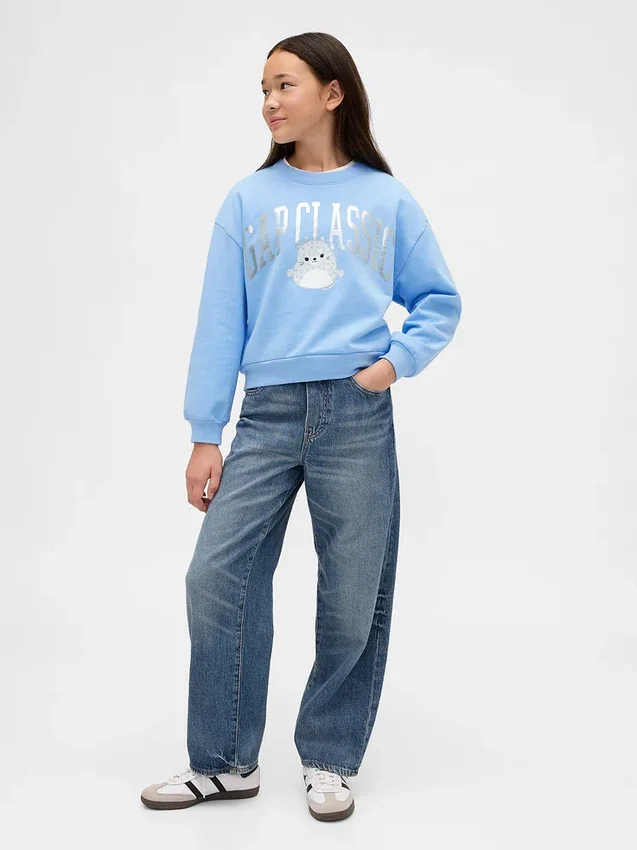 Sudadera infantil Vintagesoft con logotipo de Squishmallow