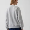Sudadera oversize de cuello alto con logo Vintagesoft