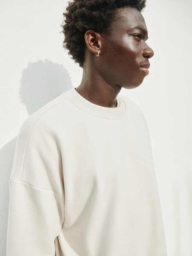 Sudadera oversize de felpa francesa gruesa