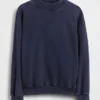 Sudadera oversize de felpa francesa gruesa con cuello alto