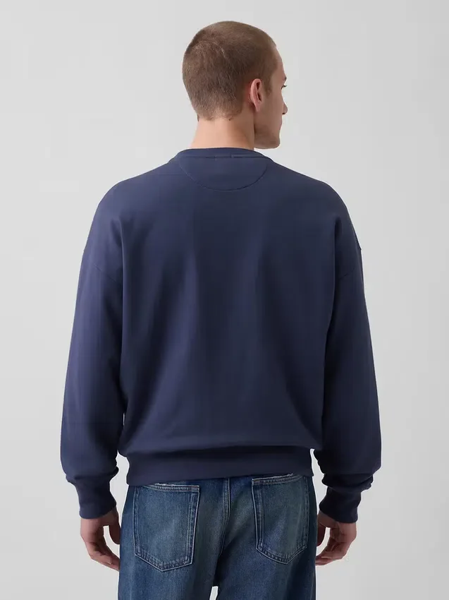 Sudadera oversize de felpa francesa gruesa para adultos