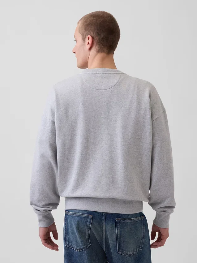 Sudadera oversize de felpa francesa gruesa para adultos