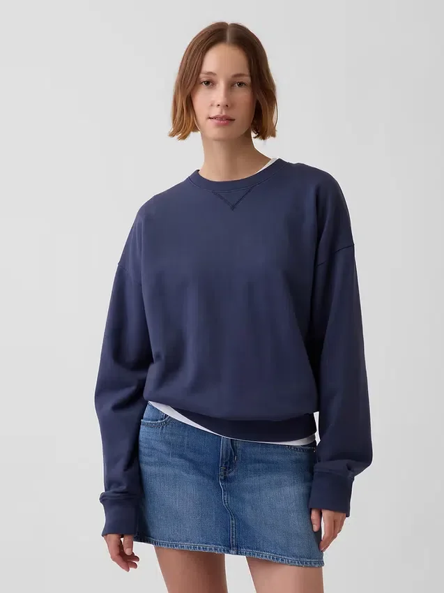 Sudadera oversize de felpa francesa gruesa para adultos
