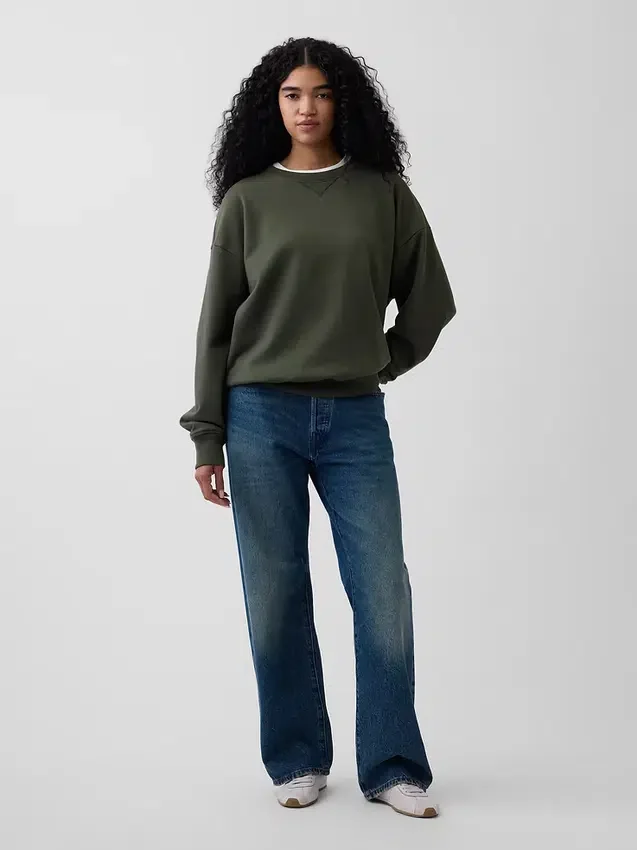 Sudadera oversize de felpa francesa gruesa para adultos