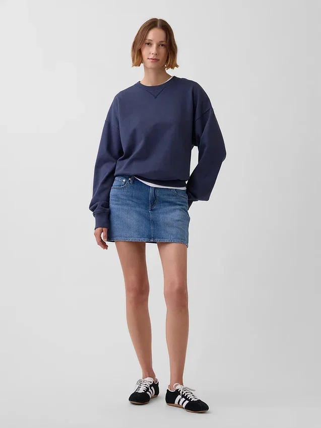 Sudadera oversize de felpa francesa gruesa para adultos