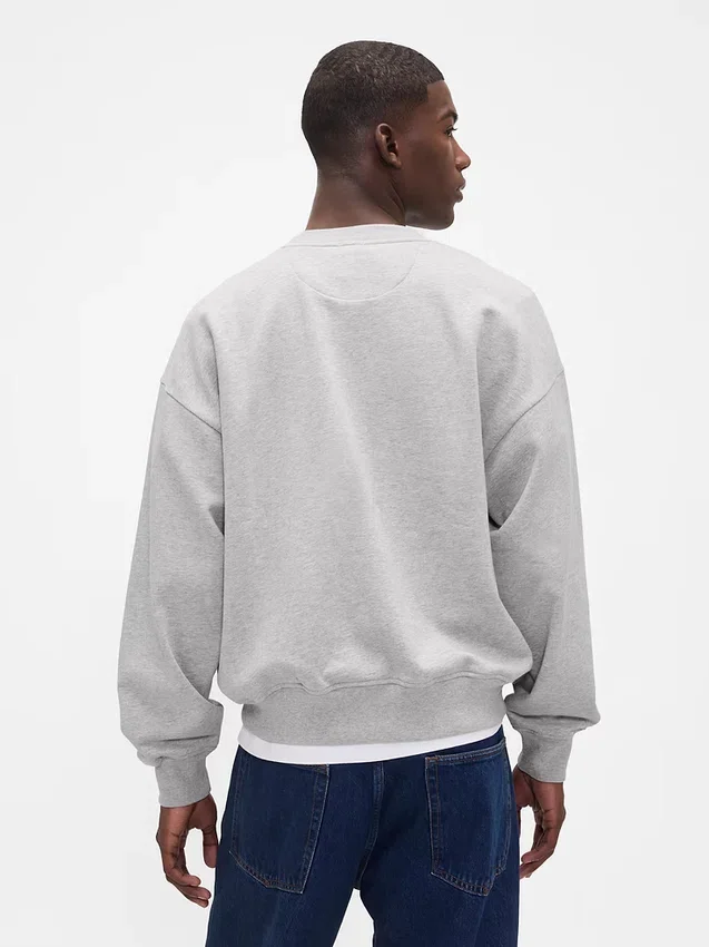 Sudadera oversize de peso pesado para adultos