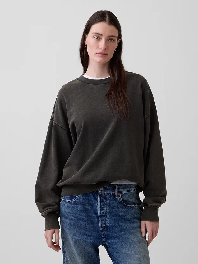 Sudadera oversize de peso pesado para adultos