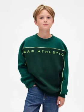 Sudadera para niños Vintagesoft con logotipo y diseño de bloques de color
