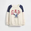 Sudadera raglán con el logotipo de Snoopy para bebés y niños
