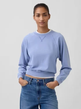 Sudadera raglán de felpa Vintagesoft