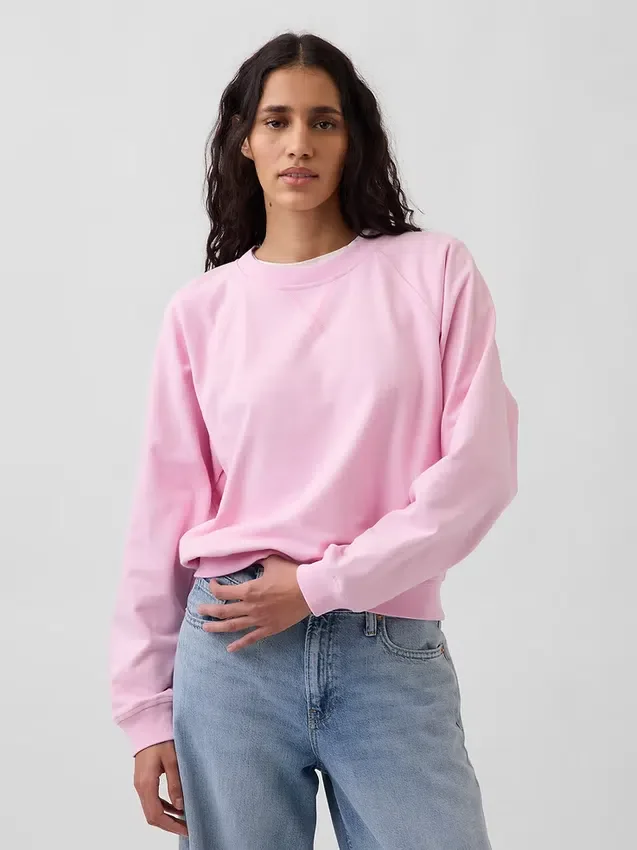 Sudadera raglán de felpa Vintagesoft