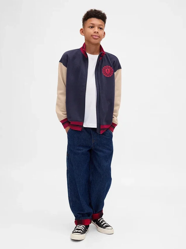 Sudadera tipo «varsity» Vintagesoft para niños de Stranger Things