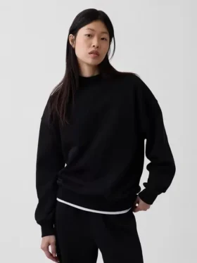 Sudadera túnica oversize de cuello alto Vintagesoft
