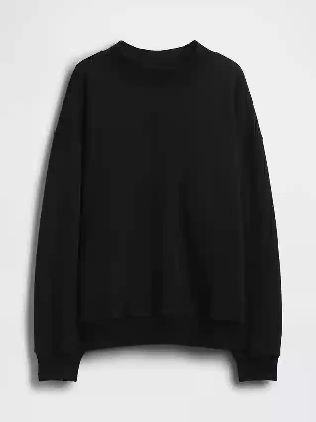 Sudadera túnica oversize de cuello alto Vintagesoft