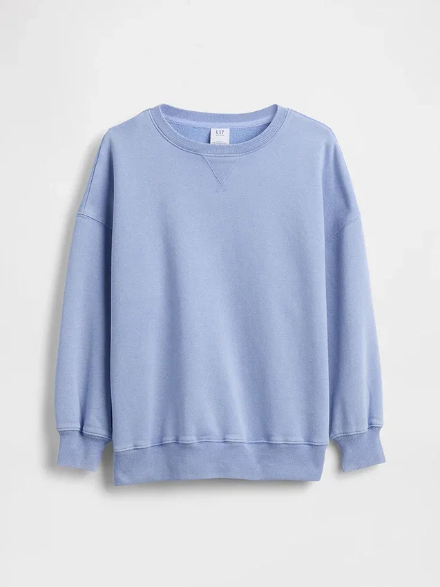 Sudadera túnica oversize Vintagesoft para niños