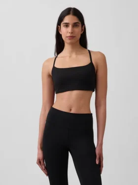 Sujetador deportivo GapFit Smooth con espalda cruzada