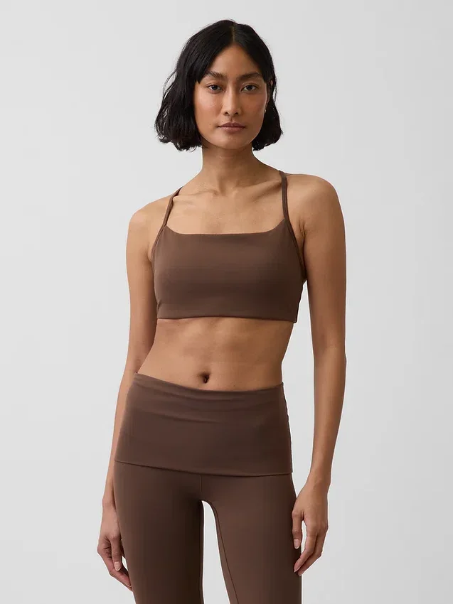 Sujetador deportivo GapFit Smooth con espalda cruzada