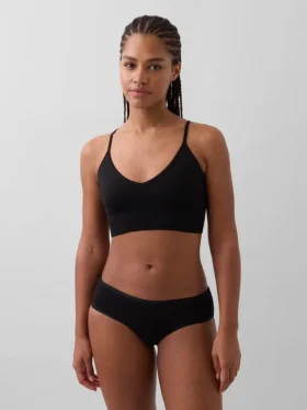Sujetador tipo bralette sin costuras y con escote profundo