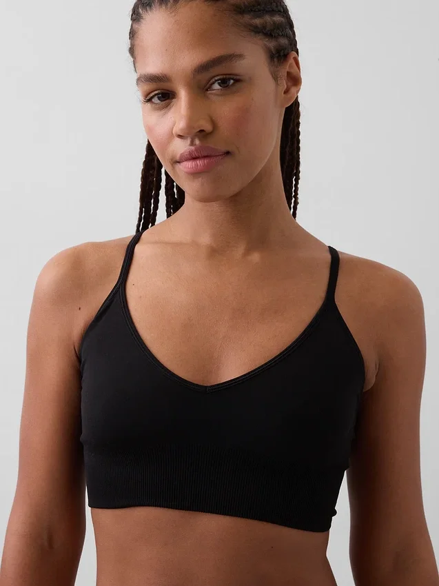 Sujetador tipo bralette sin costuras y con escote profundo