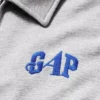 Suéter oversize de tejido grueso con cremallera de un cuarto de GAP × Awake Ny