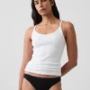 Tanga cheeky de algodón orgánico elástico súper suave
