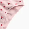 Tanga cheeky de algodón orgánico elástico súper suave