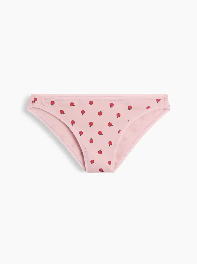 Tanga cheeky de algodón orgánico elástico súper suave