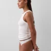 Tanga de algodón orgánico elástico