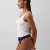 Tanga de algodón orgánico elástico