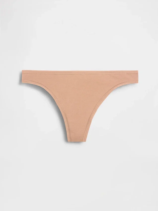 Tanga de algodón orgánico elástico
