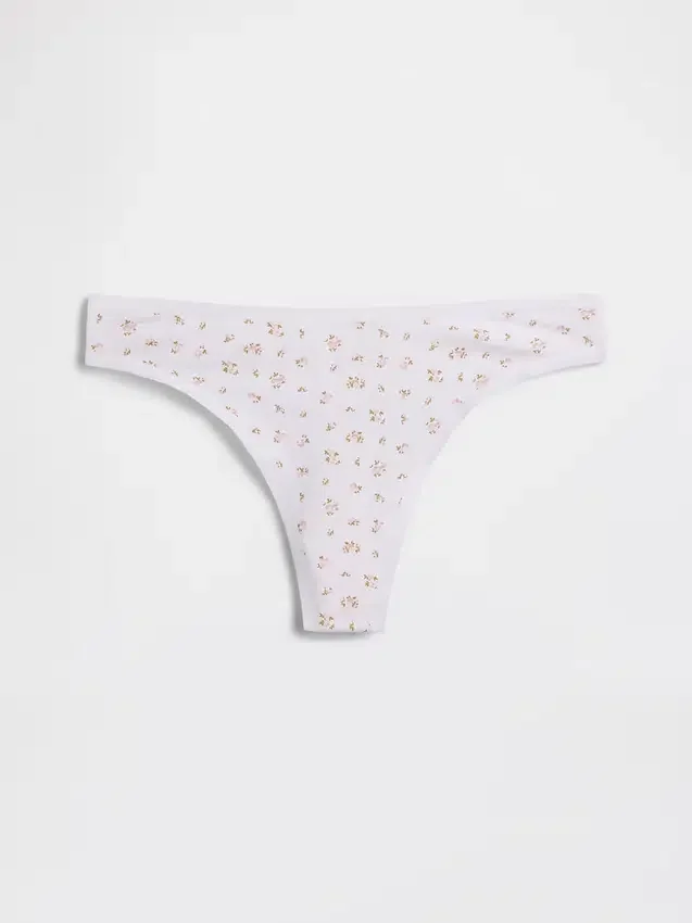 Tanga de algodón orgánico elástico