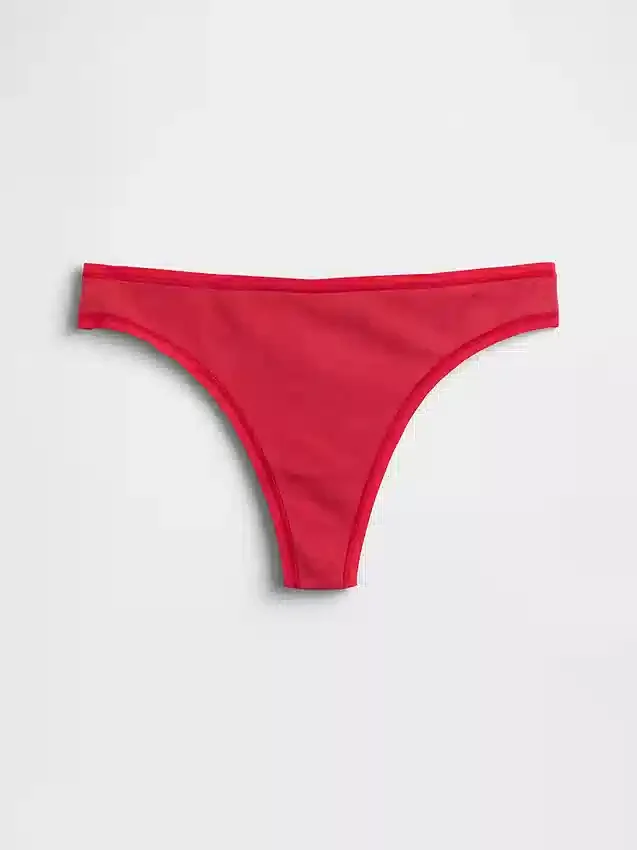 Tanga de algodón orgánico elástico