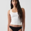 Tanga de algodón orgánico elástico súper suave