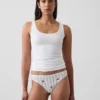 Tanga de algodón orgánico elástico súper suave