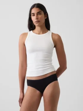 Tanga de algodón orgánico elástico súper suave
