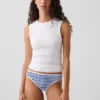 Tanga de algodón orgánico elástico súper suave