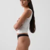 Tanga de algodón orgánico elástico súper suave