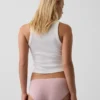 Tanga de algodón orgánico elástico súper suave