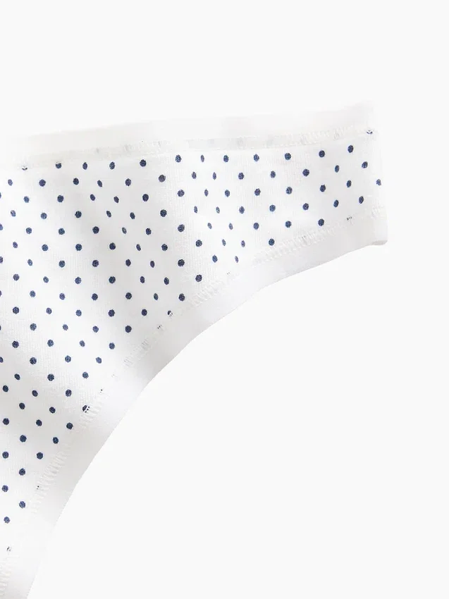 Tanga de algodón orgánico elástico súper suave