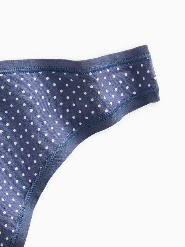 Tanga de algodón orgánico elástico súper suave