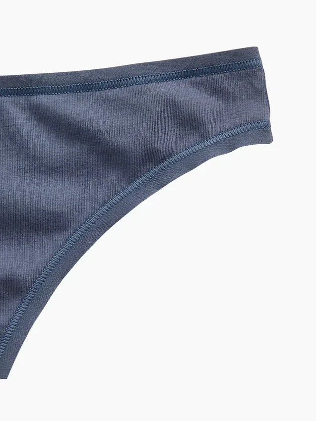 Tanga de algodón orgánico elástico súper suave