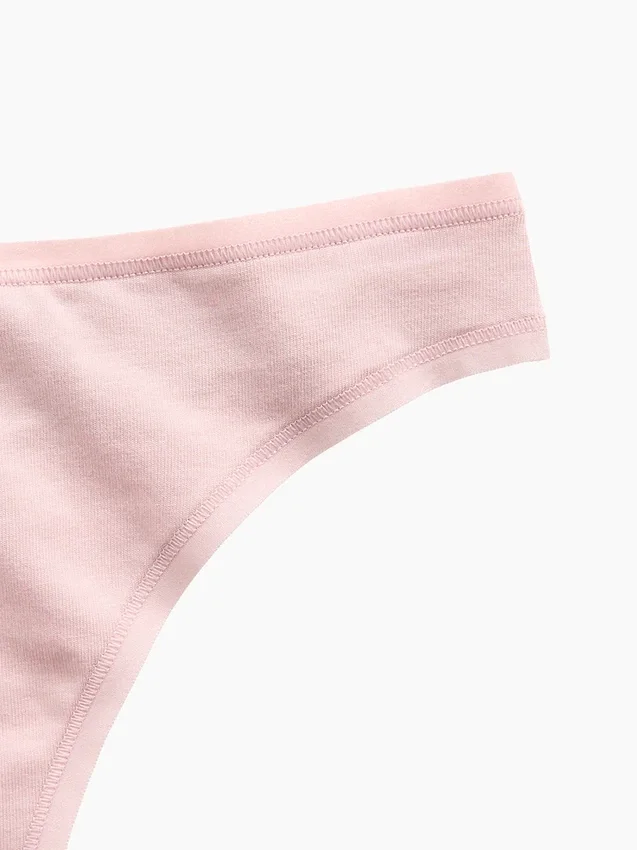Tanga de algodón orgánico elástico súper suave