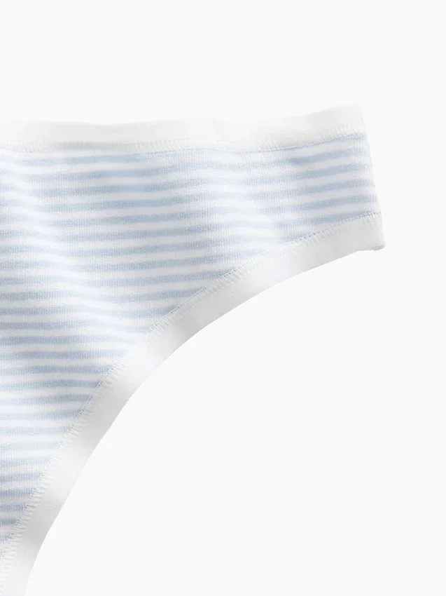 Tanga de algodón orgánico elástico súper suave