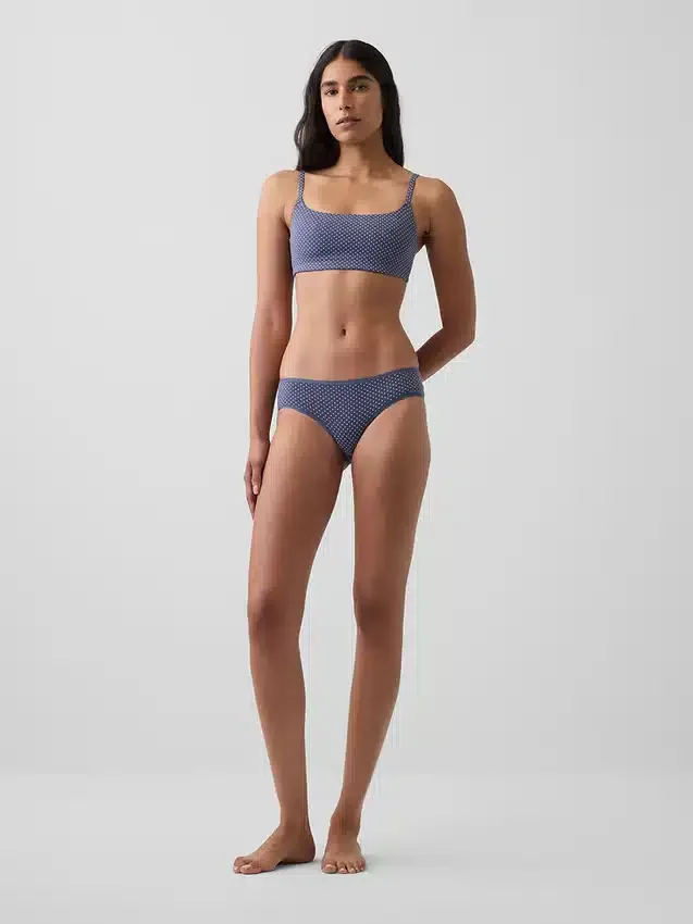 Tanga de algodón orgánico elástico súper suave