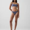 Tanga de algodón orgánico elástico súper suave